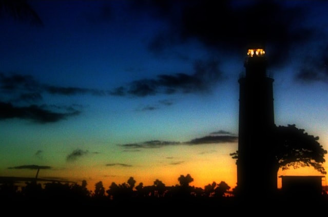 Amara Lighthouse at Night
