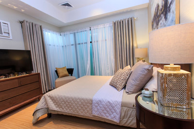 Galleria Residences Cebu 2 Bedroom - Master's Bedroom Actual Showroom