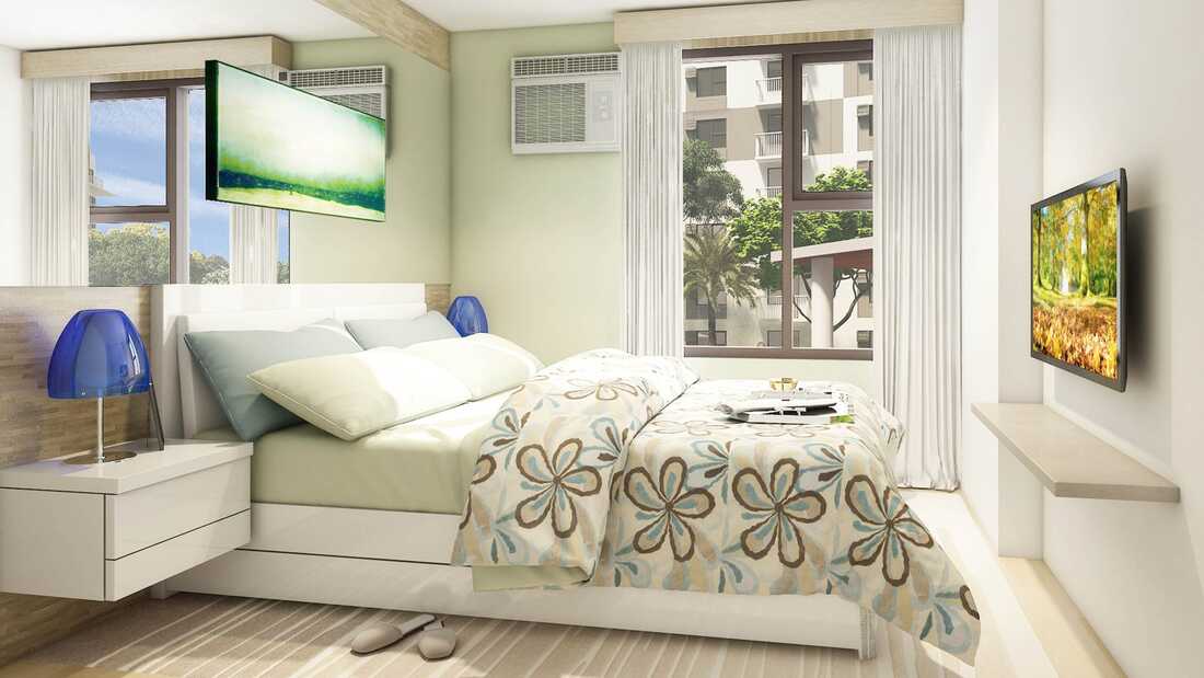 Soltana Nature Residences Bedroom Perspective